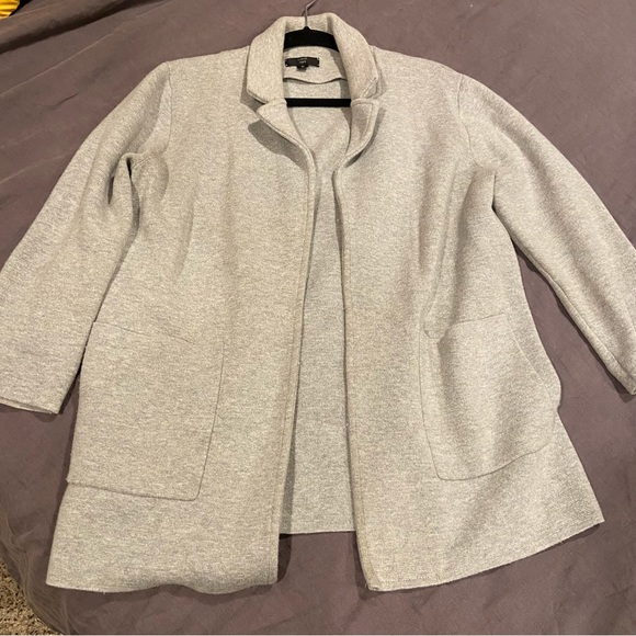J.Crew Open Front Blazer Grey Size Medium - Picture 2 of 8